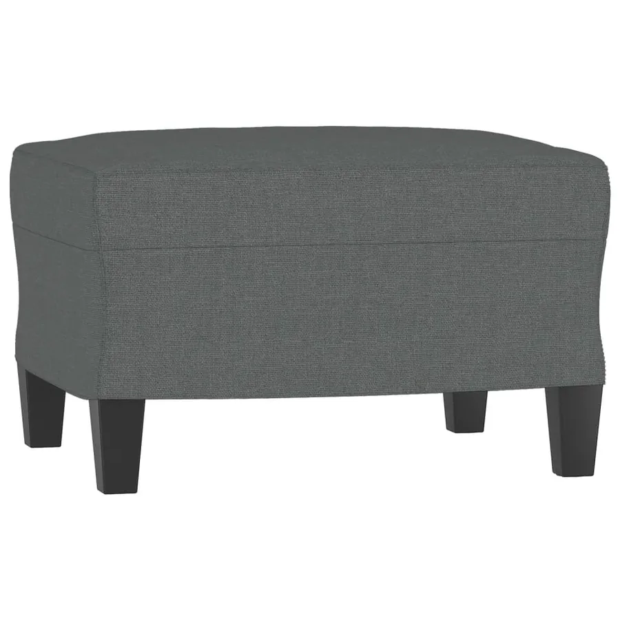 Ensemble de canapés 3 pcs avec coussins Gris foncé Tissu - 5