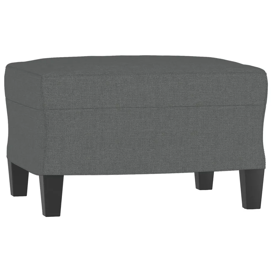 Ensemble de canapés 3 pcs gris foncé tissu - 5