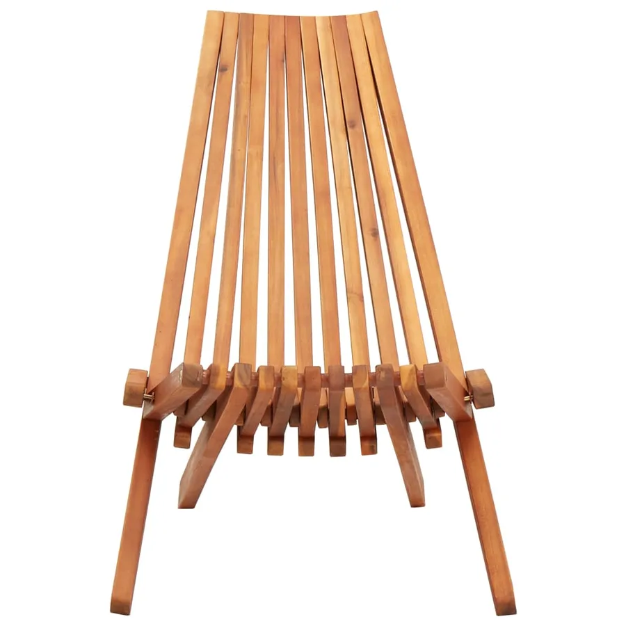 Chaises pliables d'extérieur lot de 2 Bois d'acacia solide - 3