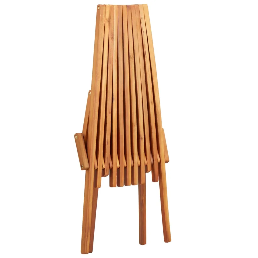 Chaises pliables d'extérieur lot de 2 Bois d'acacia solide - 6