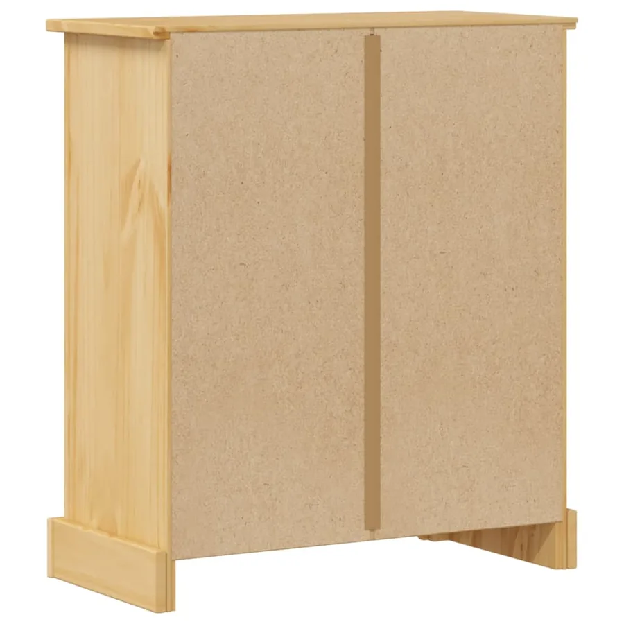 Armoire de salle de bain Corona 70x33x80 cm bois de pin massif - 7