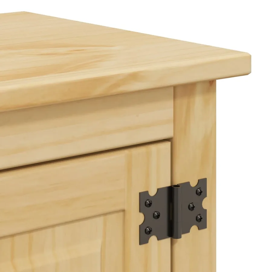 Armoire murale de salle de bain Corona bois de pin massif - 8