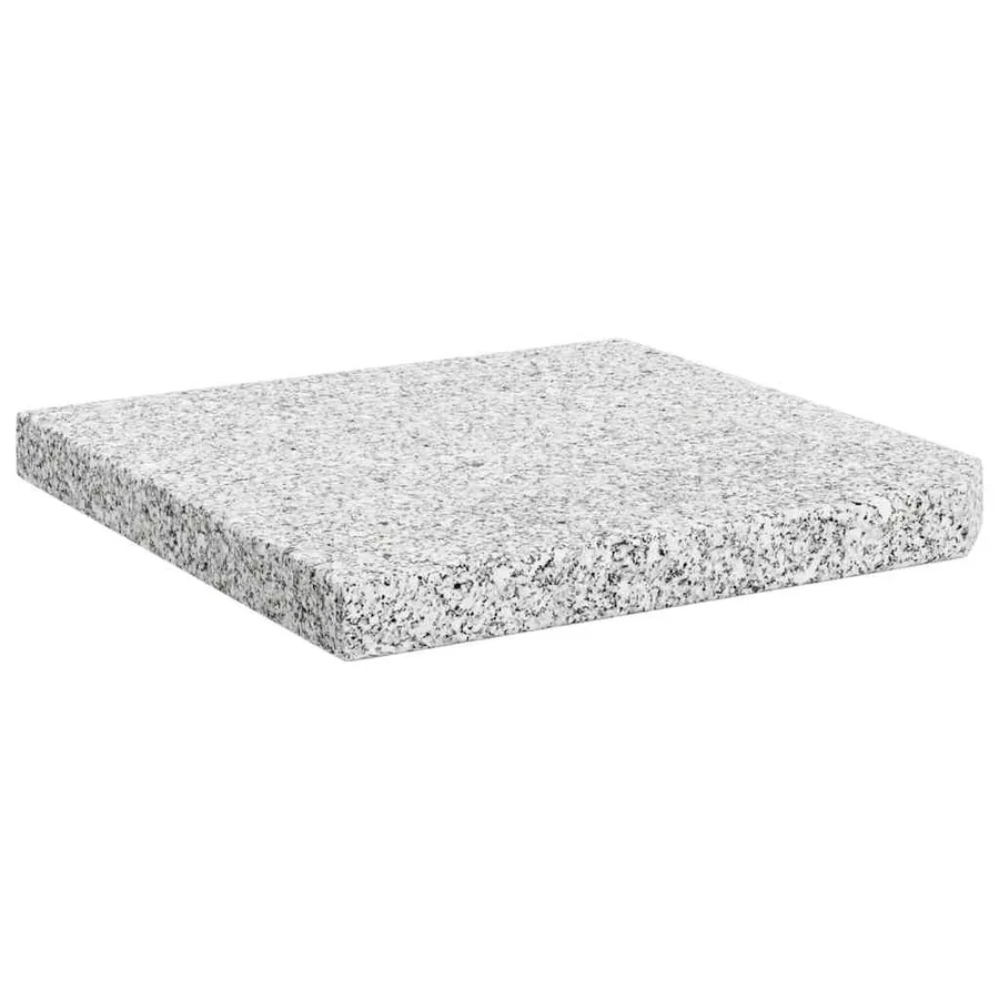 Square parasol weight plate Granite 25 kg Grey - 2