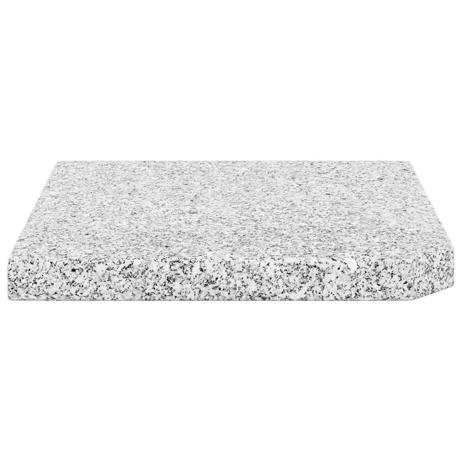 Square parasol weight plate Granite 25 kg Grey - 5