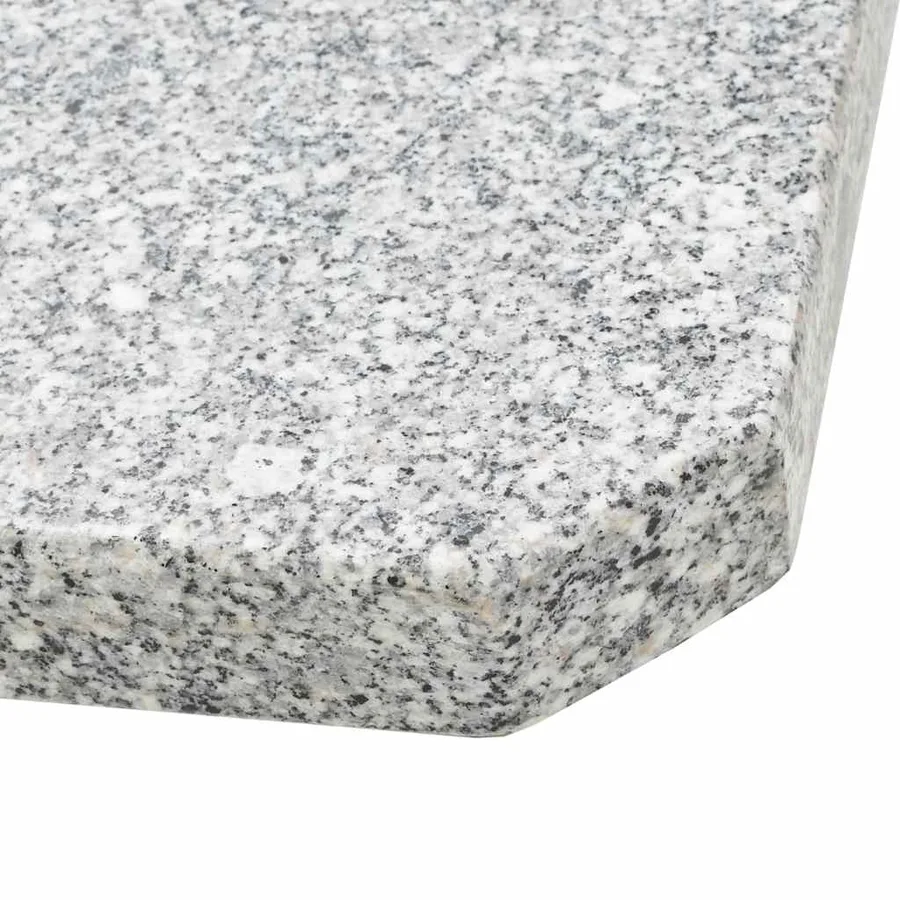 Square parasol weight plate Granite 25 kg Grey - 8