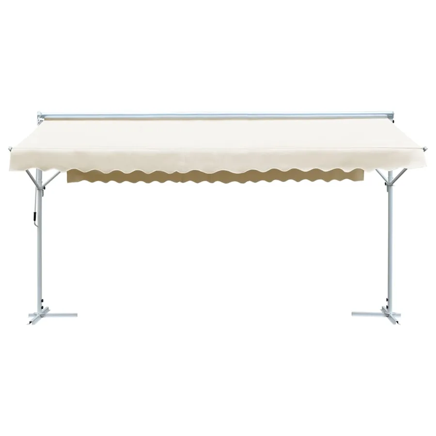 Freestanding awning 600 x 300 cm Cream - 2