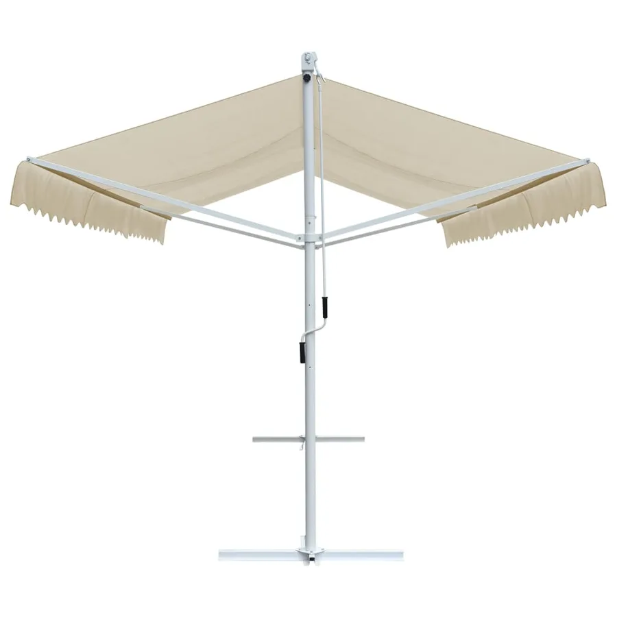 Freestanding awning 600 x 300 cm Cream - 3