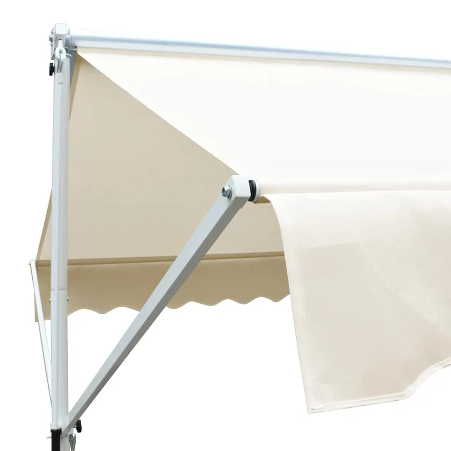 Freestanding awning 600 x 300 cm Cream - 5