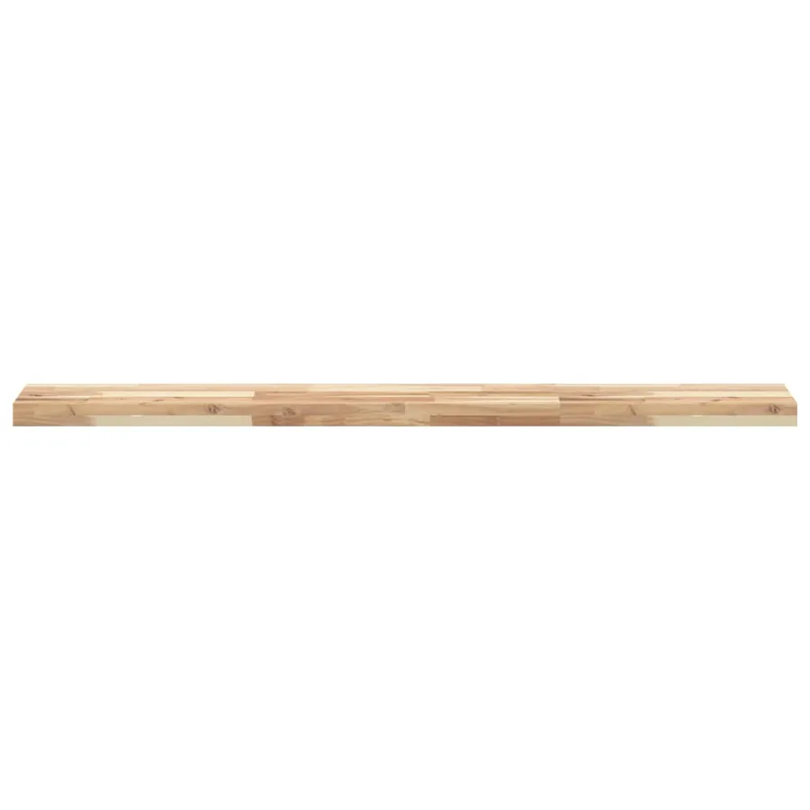 Étagère flottante 140x20x4 cm bois d'acacia massif non traité - 4