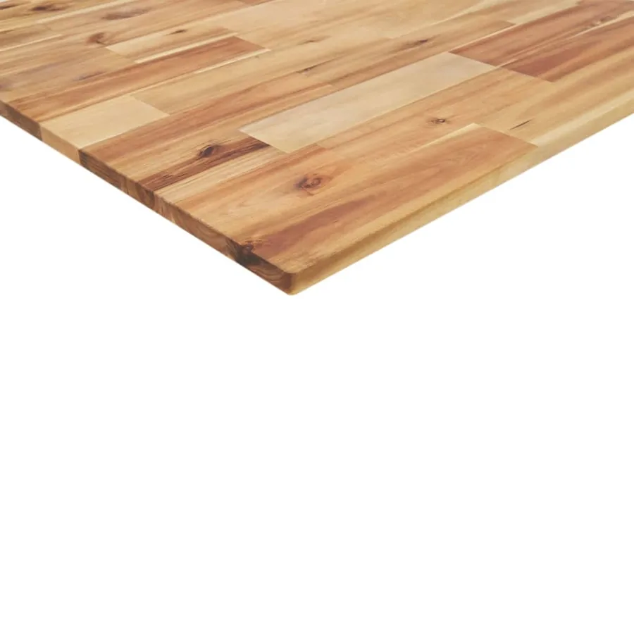 Étagère de vasque murale acier et bois massif d'acacia - 10