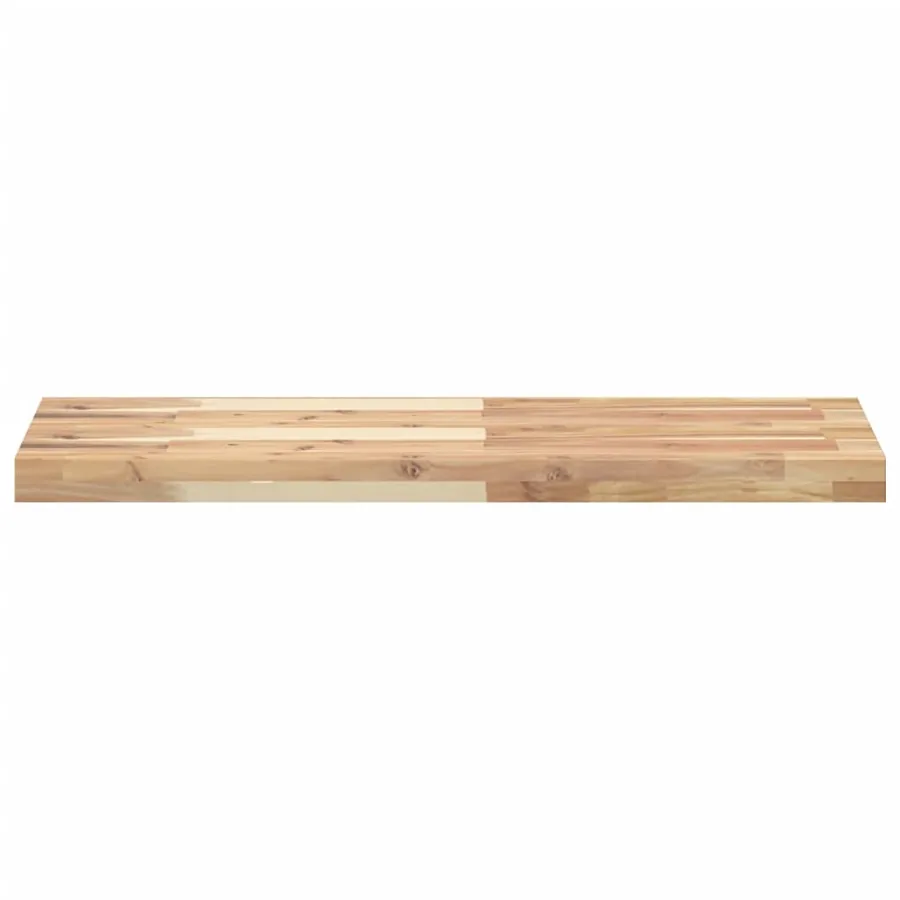 Étagères flottantes 4 pcs 80x30x4 cm acacia massif non traité - 4
