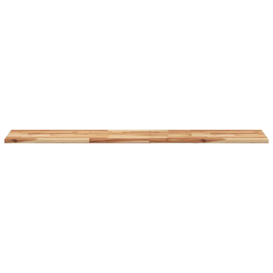 Étagère flottante 160x30x2 cm acacia massif finition à l'huile - 4