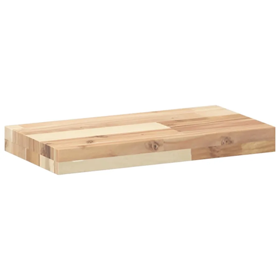 Étagères flottantes 3 pcs 60x20x4 cm acacia massif non traité - 3