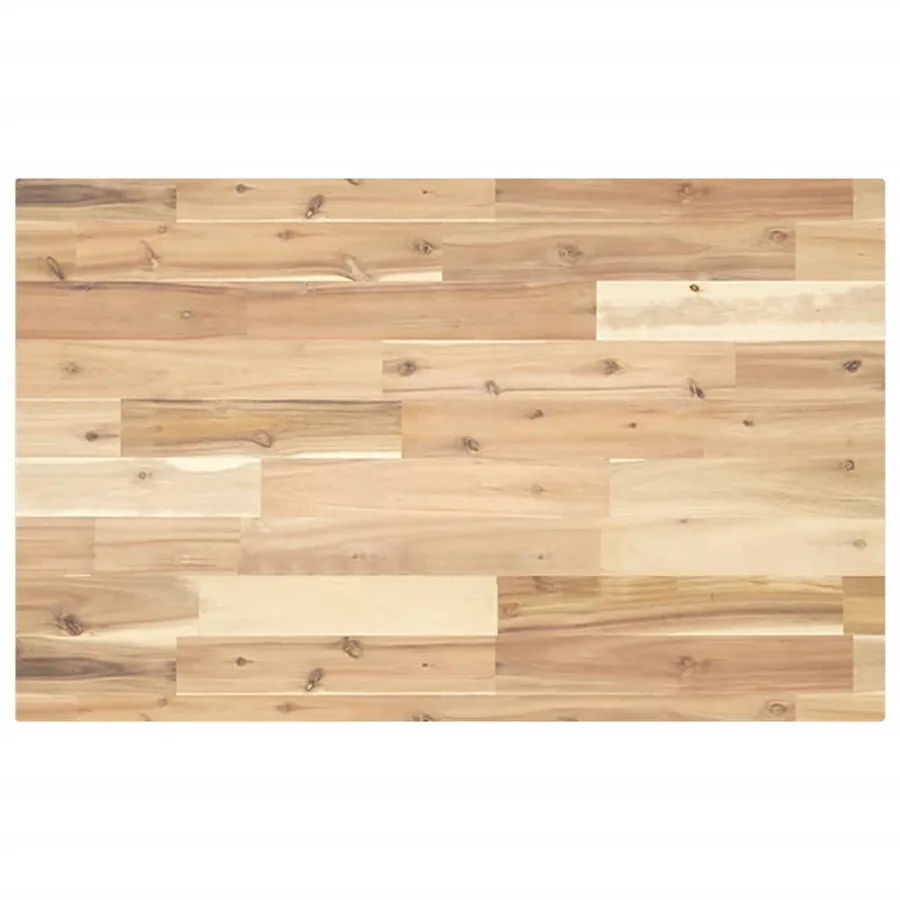 Étagère de vasque murale acier et bois massif d'acacia - 8