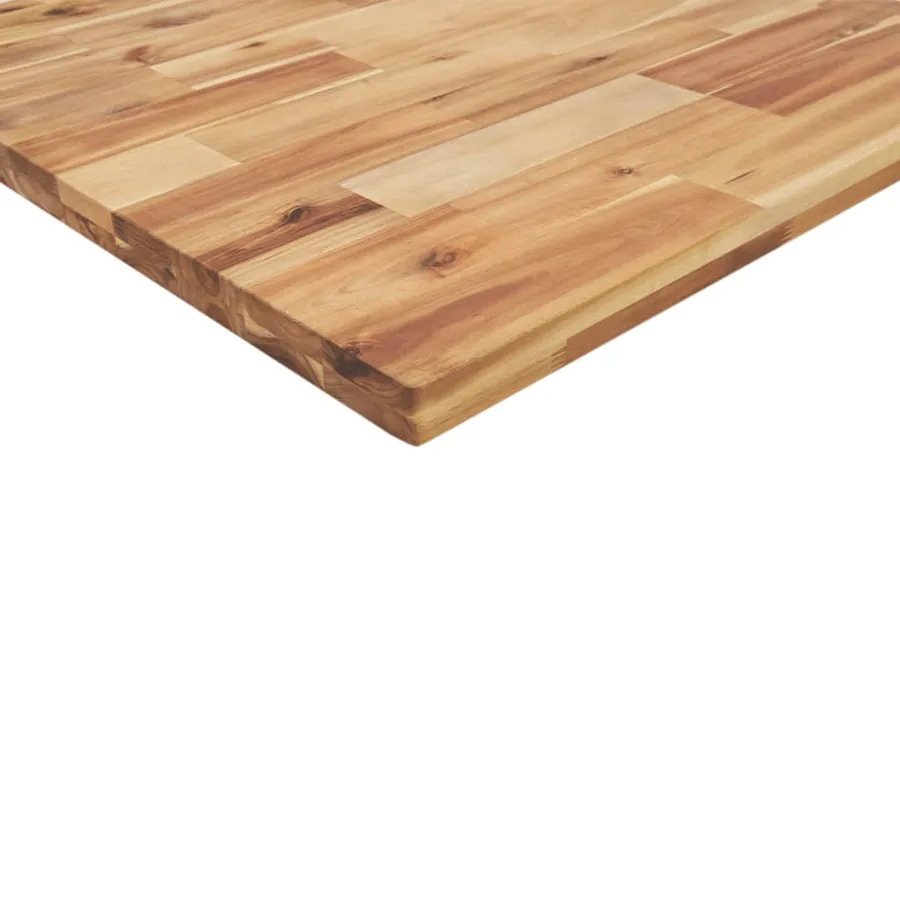 Étagère de vasque murale acier et bois massif d'acacia - 10