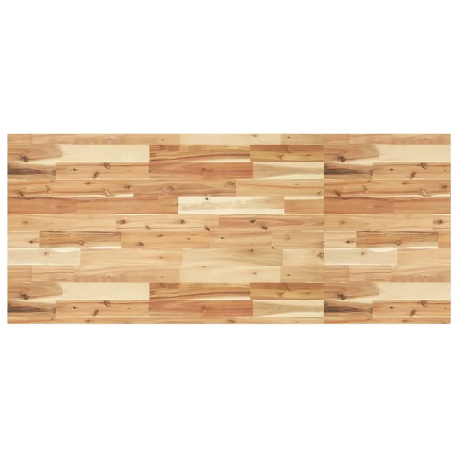Étagère de vasque murale acier et bois massif d'acacia - 8