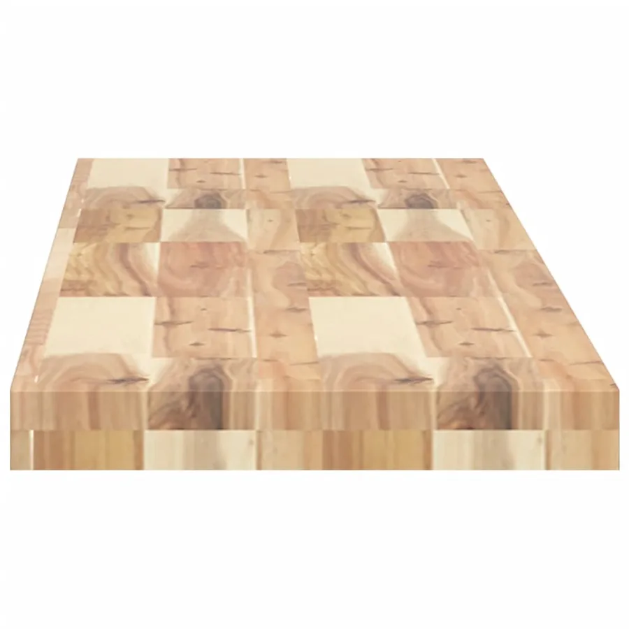 Étagère flottante 140x30x4 cm bois d'acacia massif non traité - 5