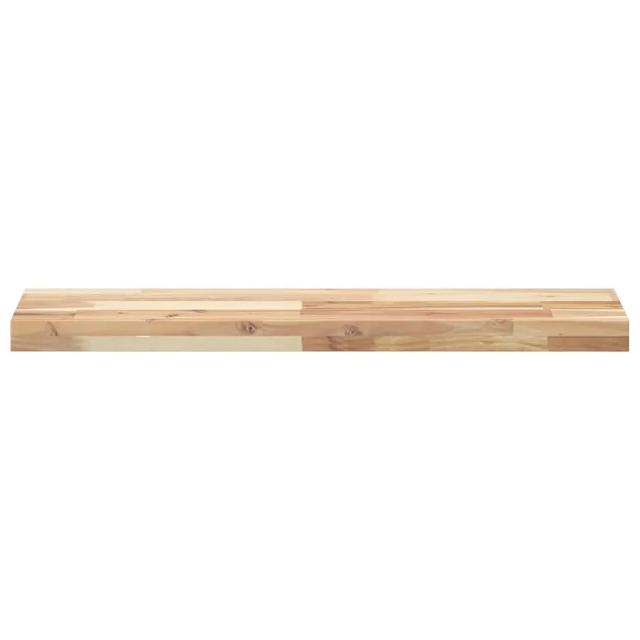 Étagère flottante 80x20x4 cm bois d'acacia massif non traité - 4