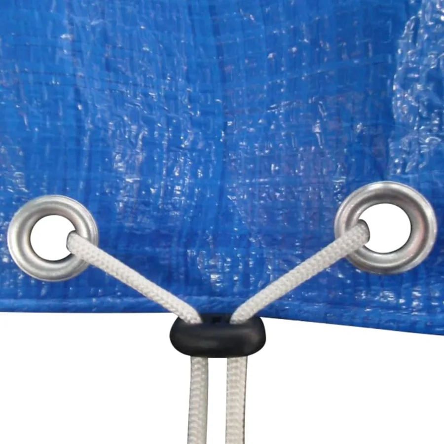 Couvertures de piscine 2 pcs PE Rectangulaire 90 g/m² 394x207cm - 5