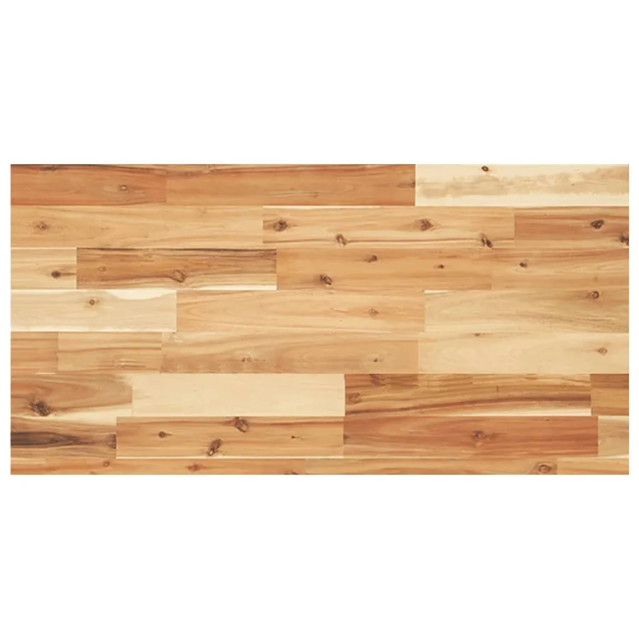 Étagère de vasque murale acier et bois massif d'acacia - 8