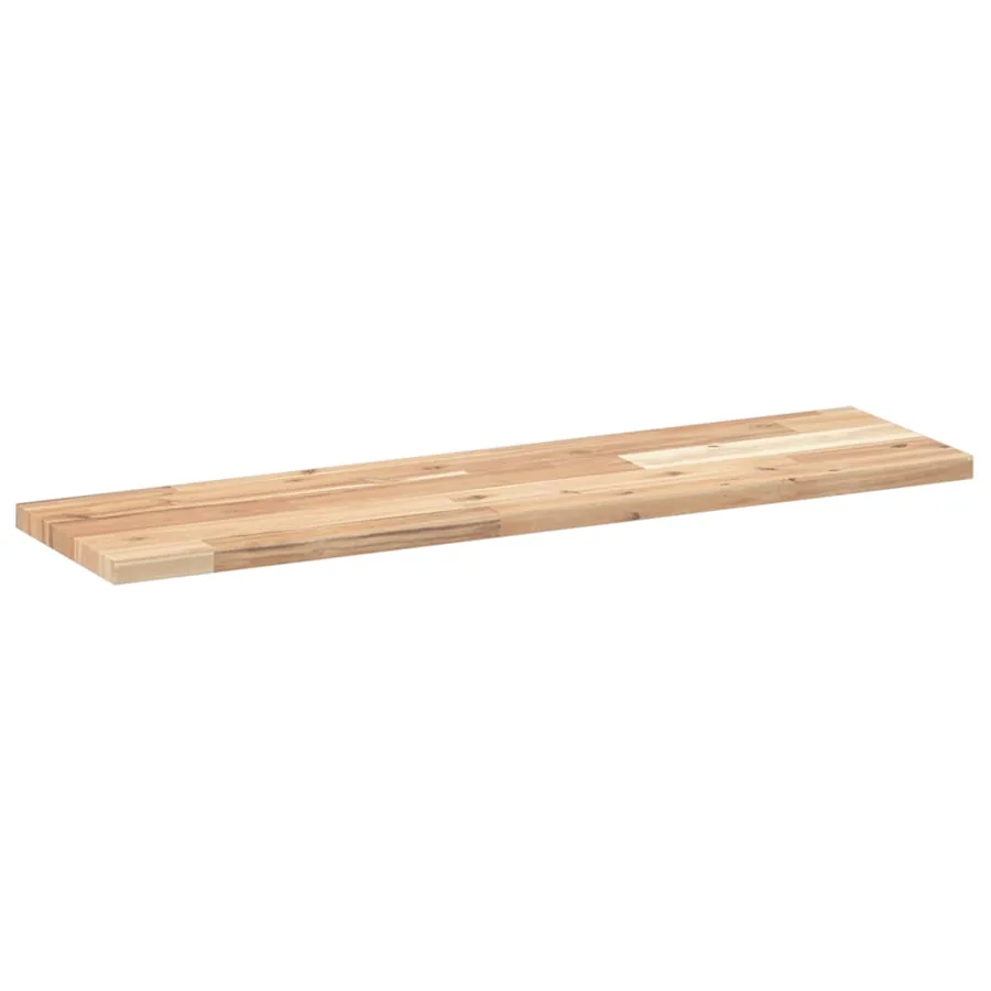 Étagères flottantes 2 pcs 80x20x2 cm acacia massif non traité - 3