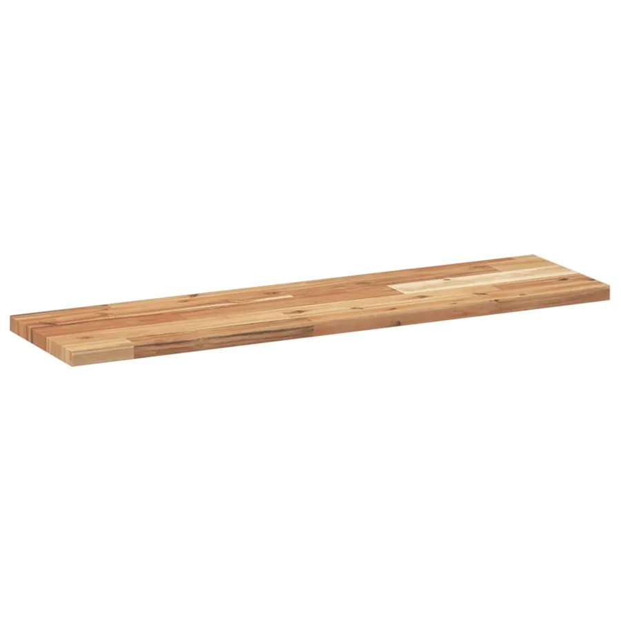 Étagères flottantes 3 pcs 80x20x2 cm acacia massif à l'huile - 6