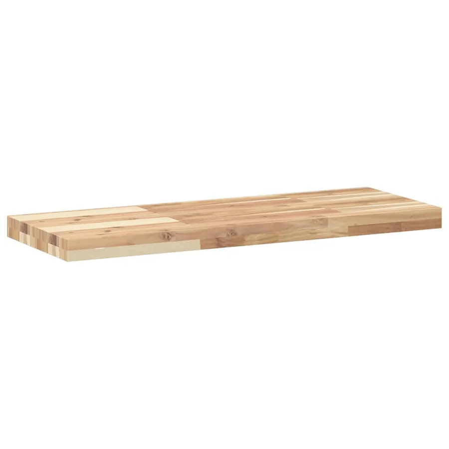 Étagères flottantes 2 pcs 100x30x4 cm acacia massif non traité - 3