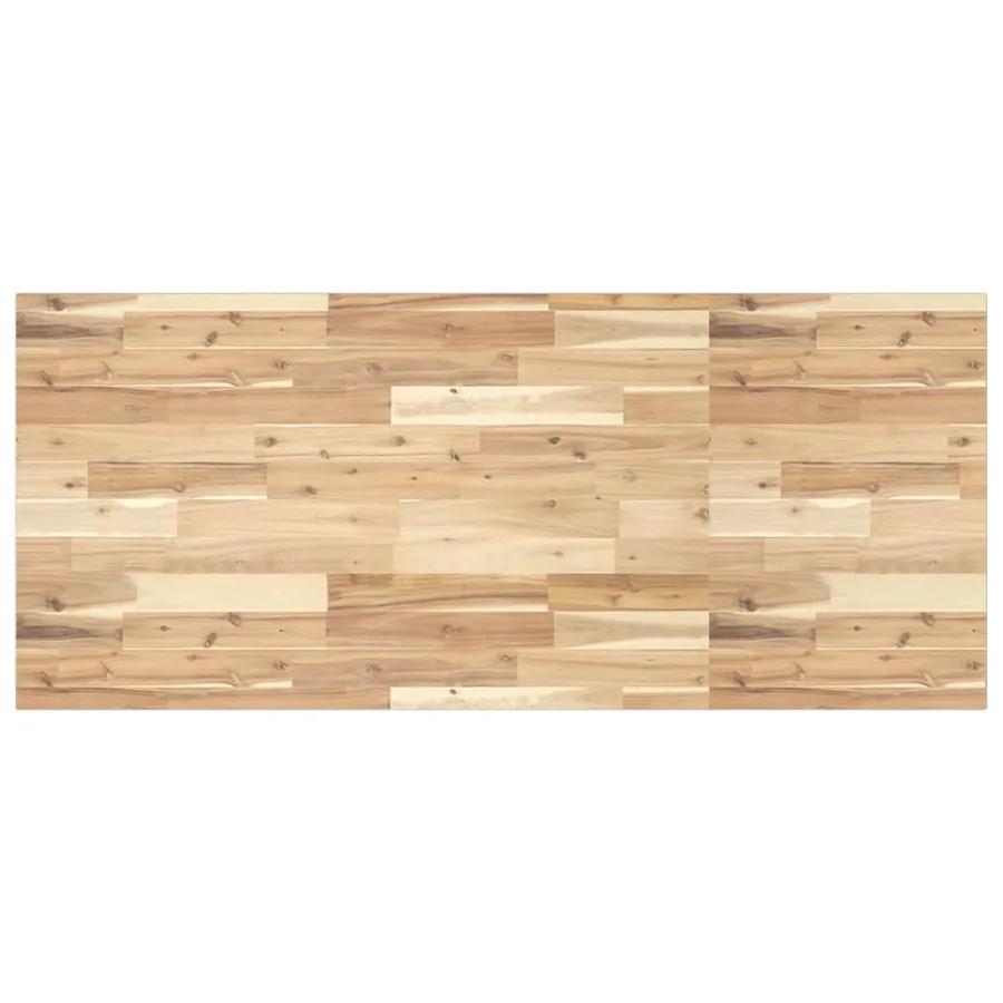 Étagère de vasque murale acier et bois massif d'acacia - 8