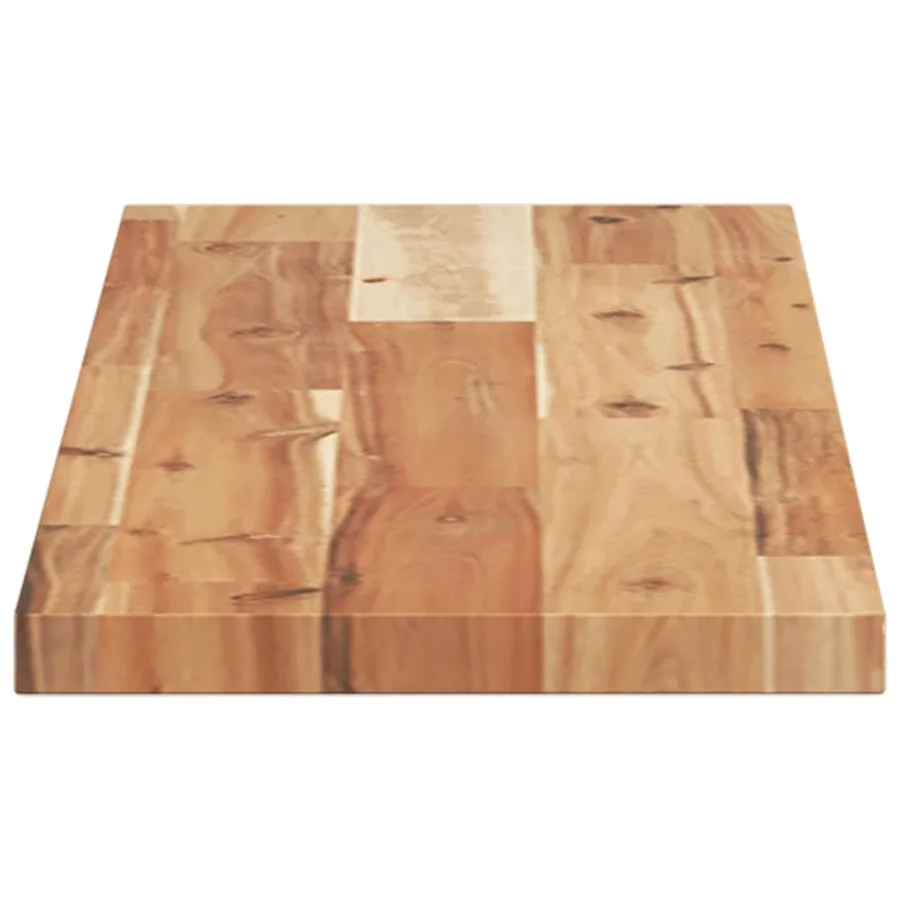 Étagère flottante 100x20x2 cm acacia massif finition à l'huile - 5