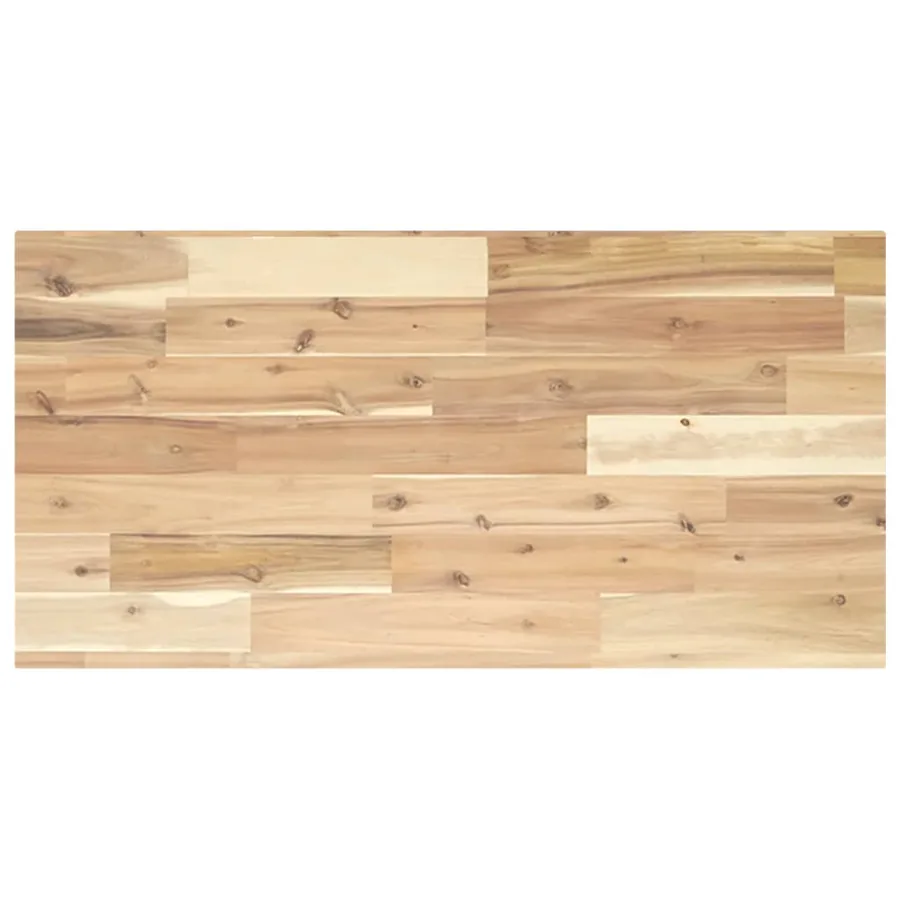 Dessus de meuble de salle de bain non traité bois d'acacia