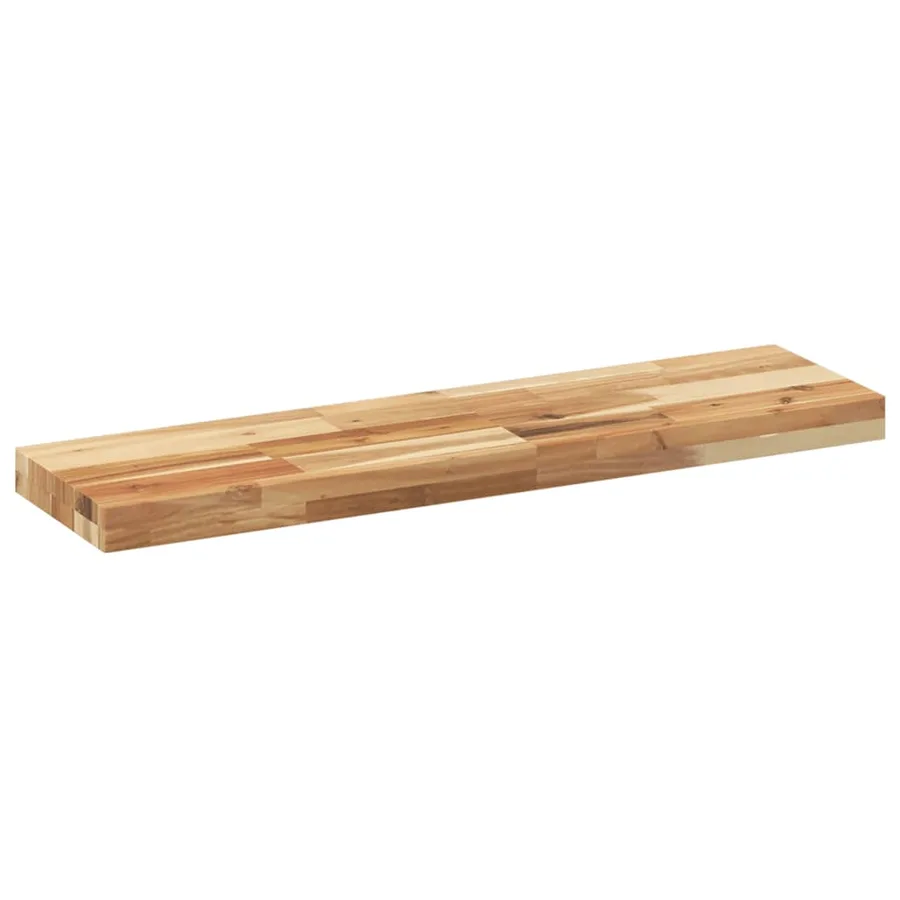 Étagères flottantes 3 pcs 80x20x4 cm acacia massif à l'huile - 6