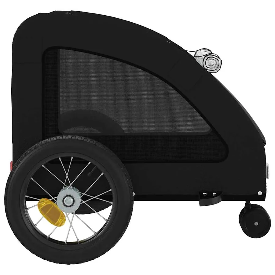 Remorque de vélo pour animaux de compagnie noir - 7