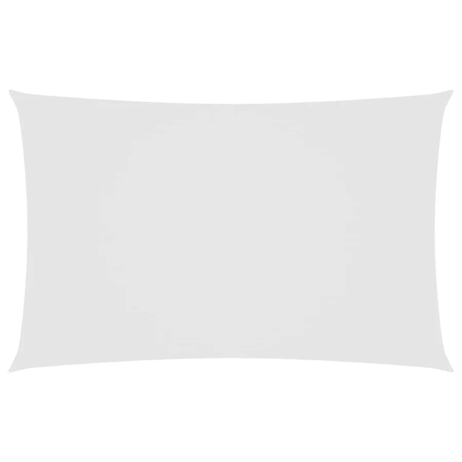 Sun shade sail oxford fabric rectangular 2.5x5 m white - 2