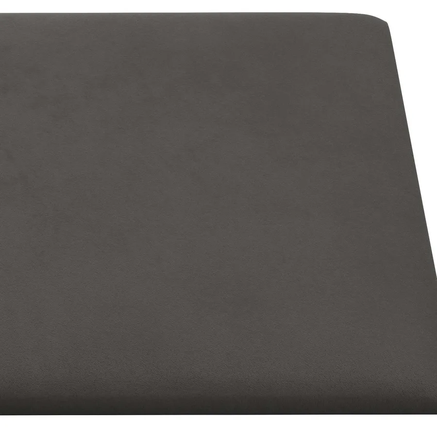 Tête de lit murale 12 pcs Gris foncé Velours - 4