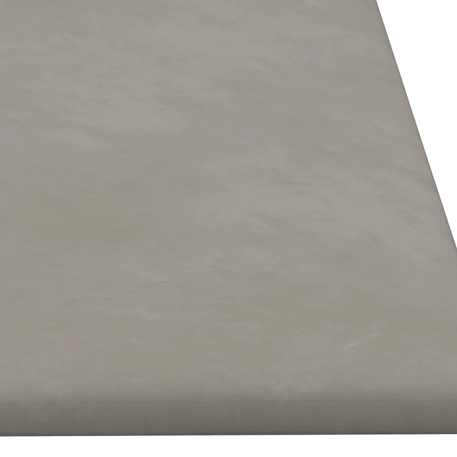 Tête de lit murale 12 pcs Gris clair Velours - 4