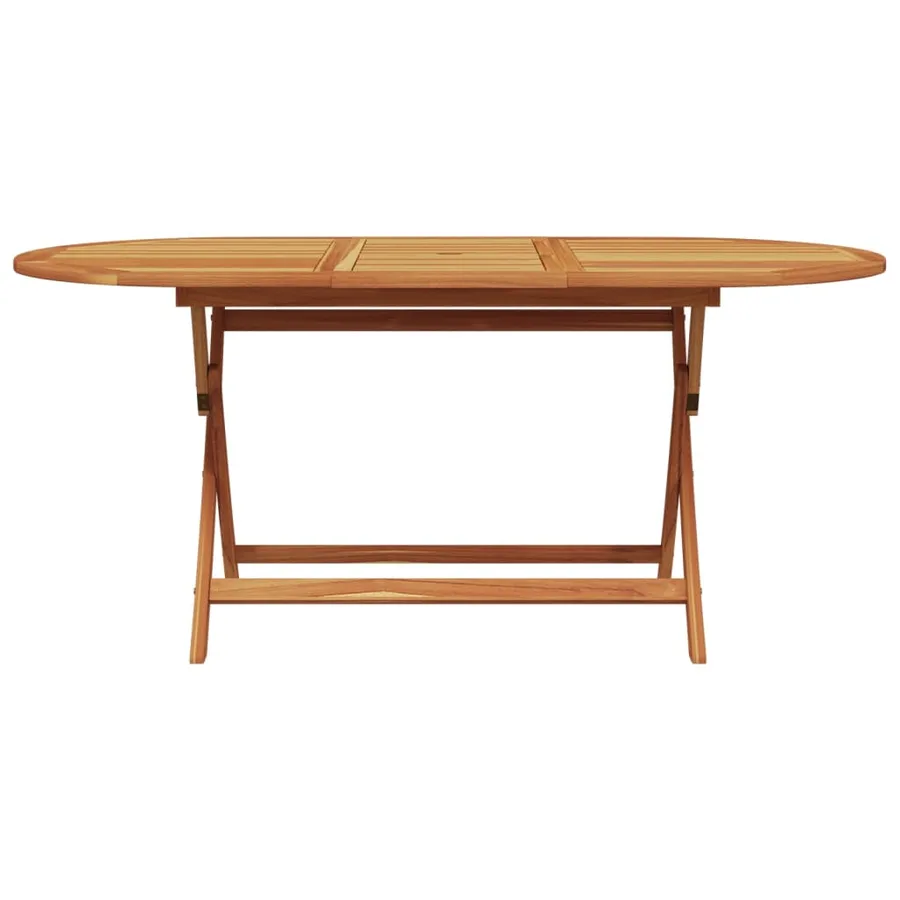 Ensemble à Manger de jardin 7pcs beige polypropylène et bois - 6