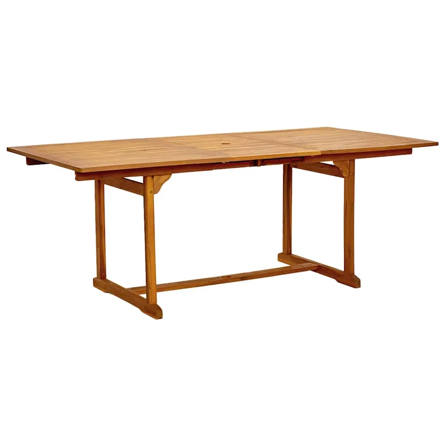 Ensemble à manger de jardin 5pcs bois d'acacia solide textilène - 3
