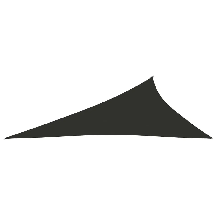 Voile de parasol tissu oxford triangulaire 4x5x6,4 m anthracite - 3