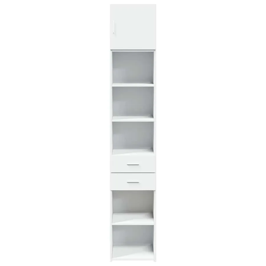 Armoire de rangement mince blanc 40x42,5x225 cm - 4