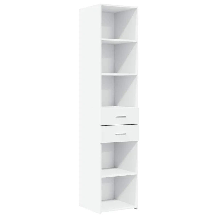 Armoire de rangement mince blanc 40x42,5x225 cm - 6