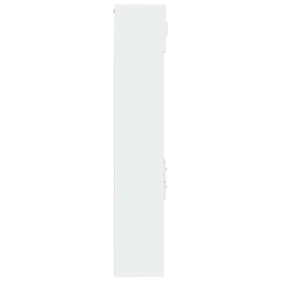 Armoire de rangement mince blanc 40x42,5x225 cm - 7