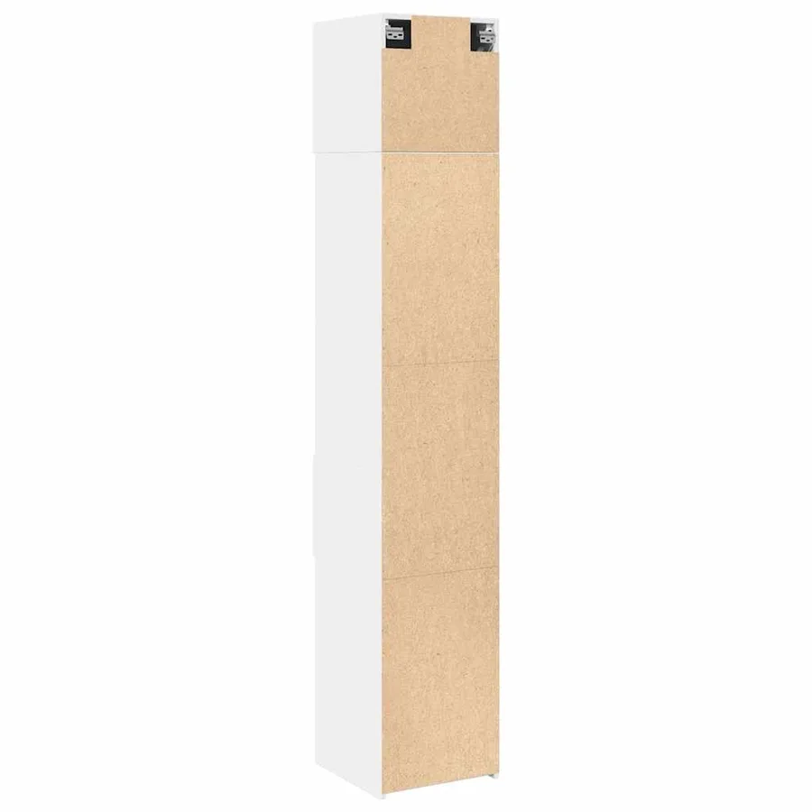 Armoire de rangement mince blanc 40x42,5x225 cm - 8