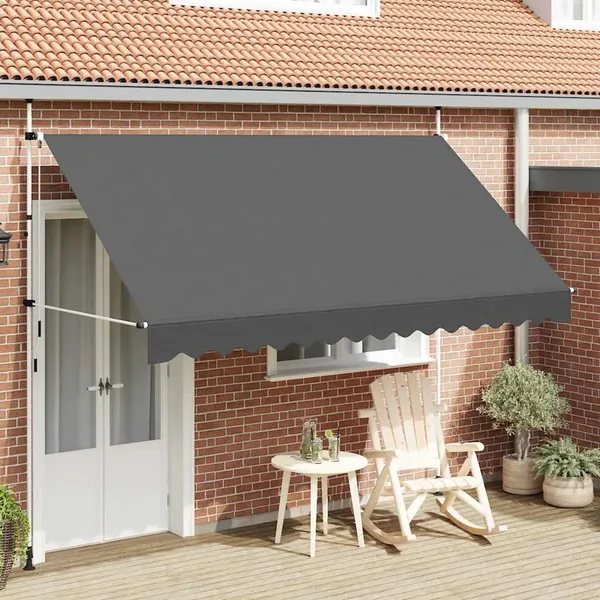 Manual retractable awning 350 cm Anthracite