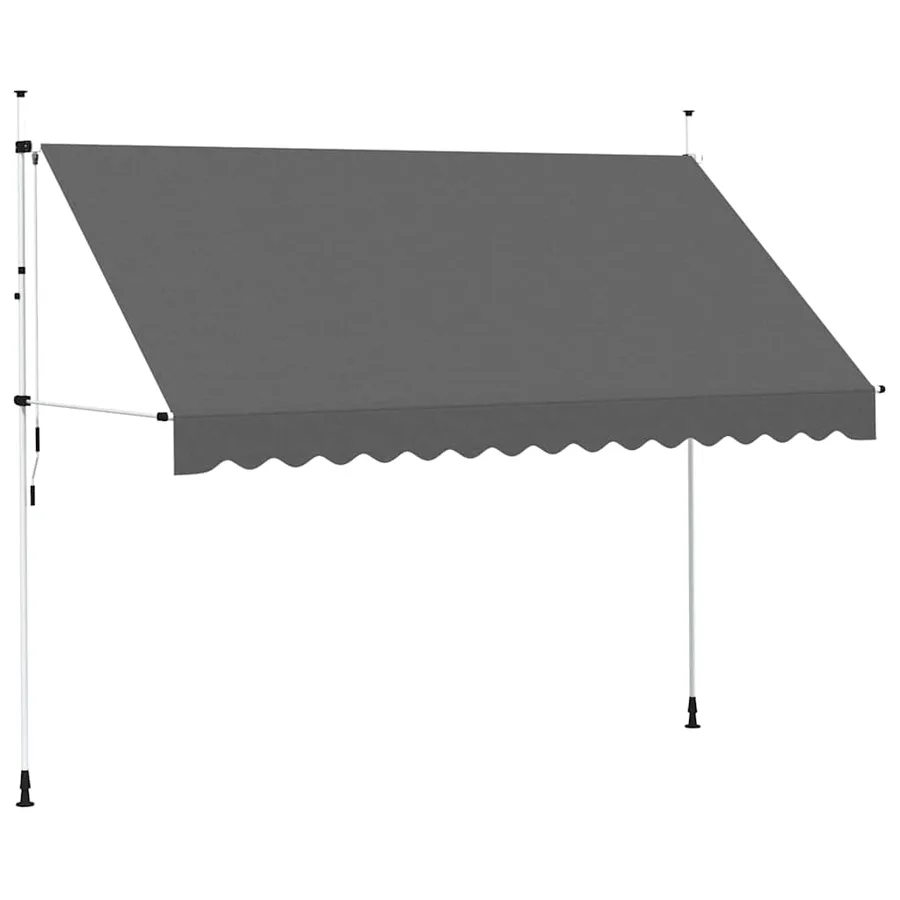 Manual retractable awning 350 cm Anthracite - 2