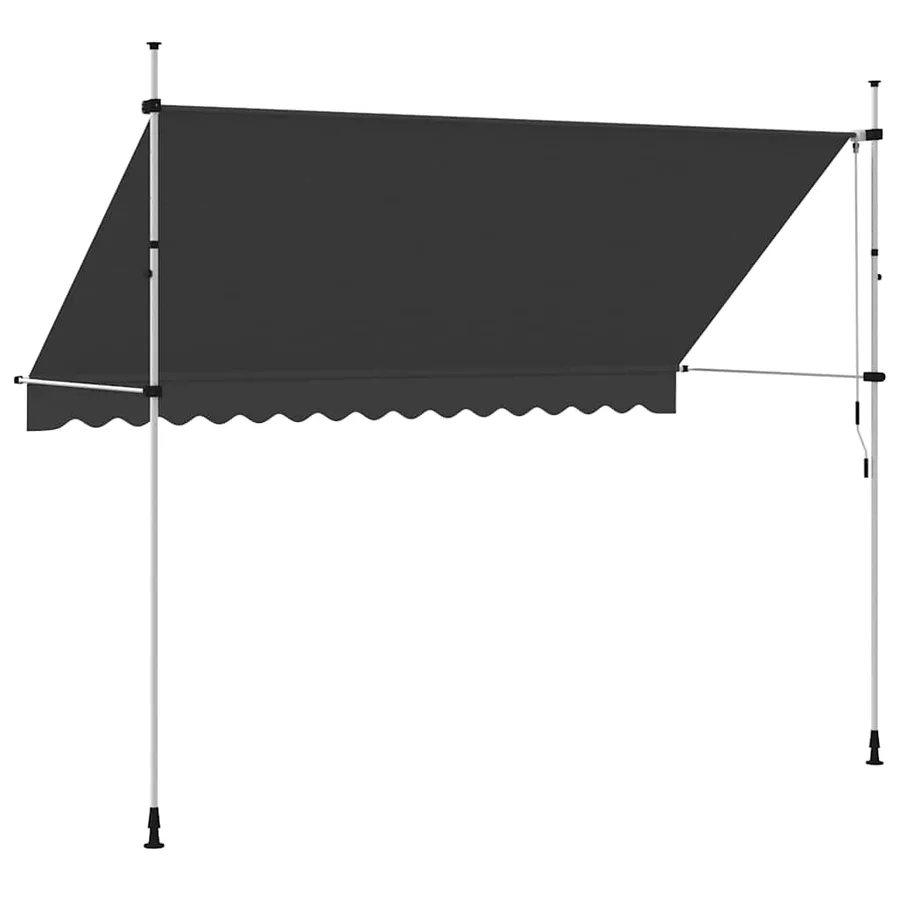 Manual retractable awning 350 cm Anthracite - 5