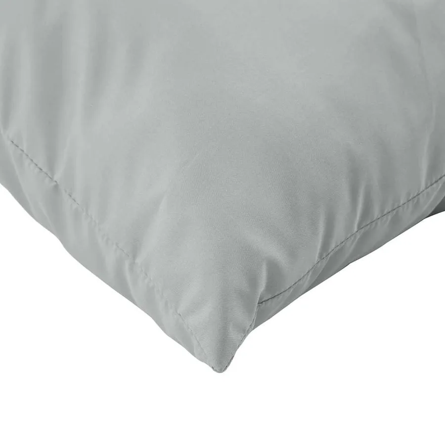 Coussins de palette lot de 2 gris clair mélangé tissu - 7