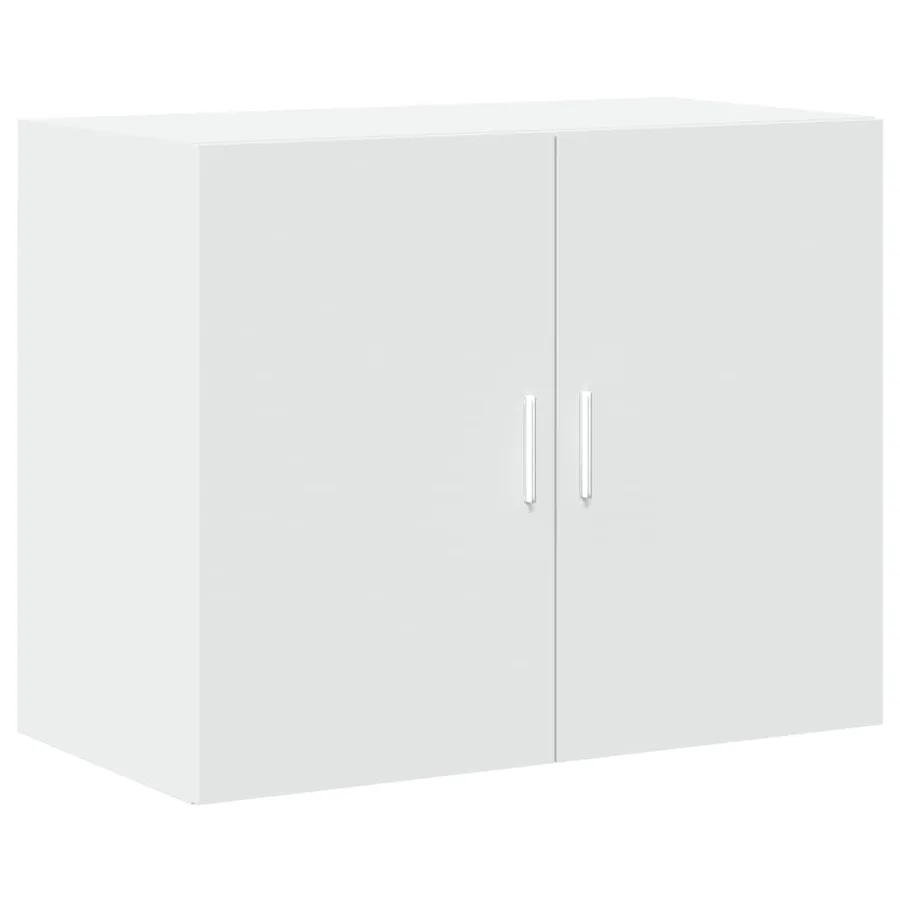 Buffet haut blanc 80x42,5x249 cm bois d'ingénierie - 6