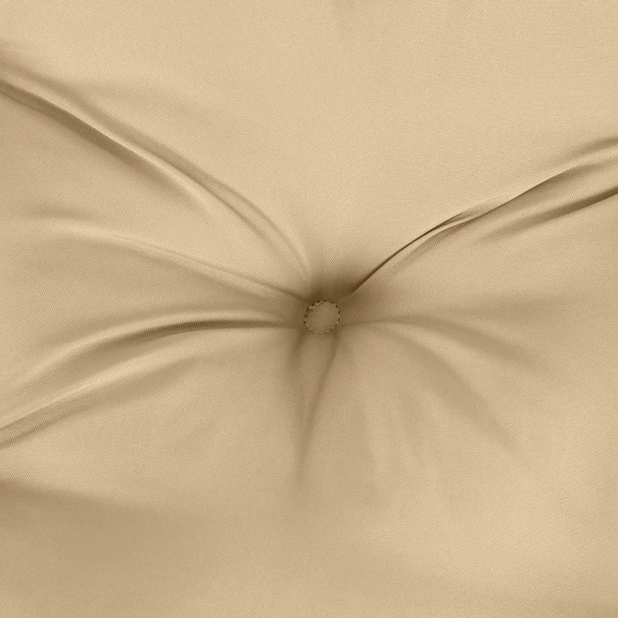 Coussin de banc de jardin beige mélangé 120x50x7 cm tissu - 6