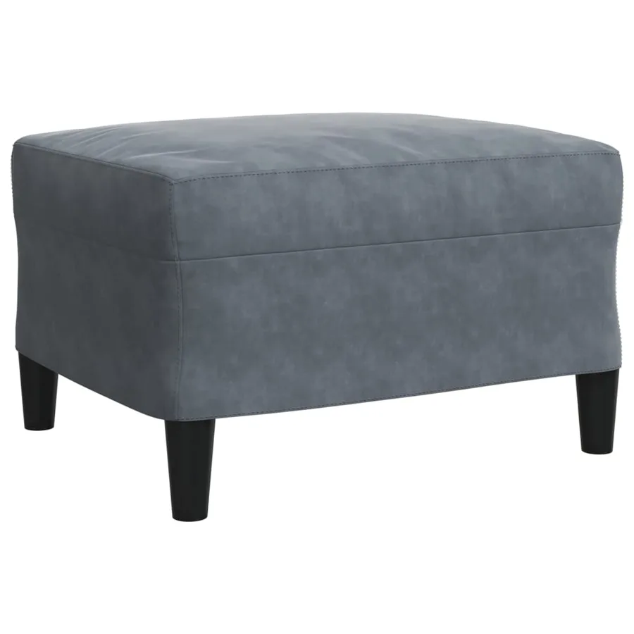 Ensemble de canapés 4 pcs avec coussins et traversins velours - 7