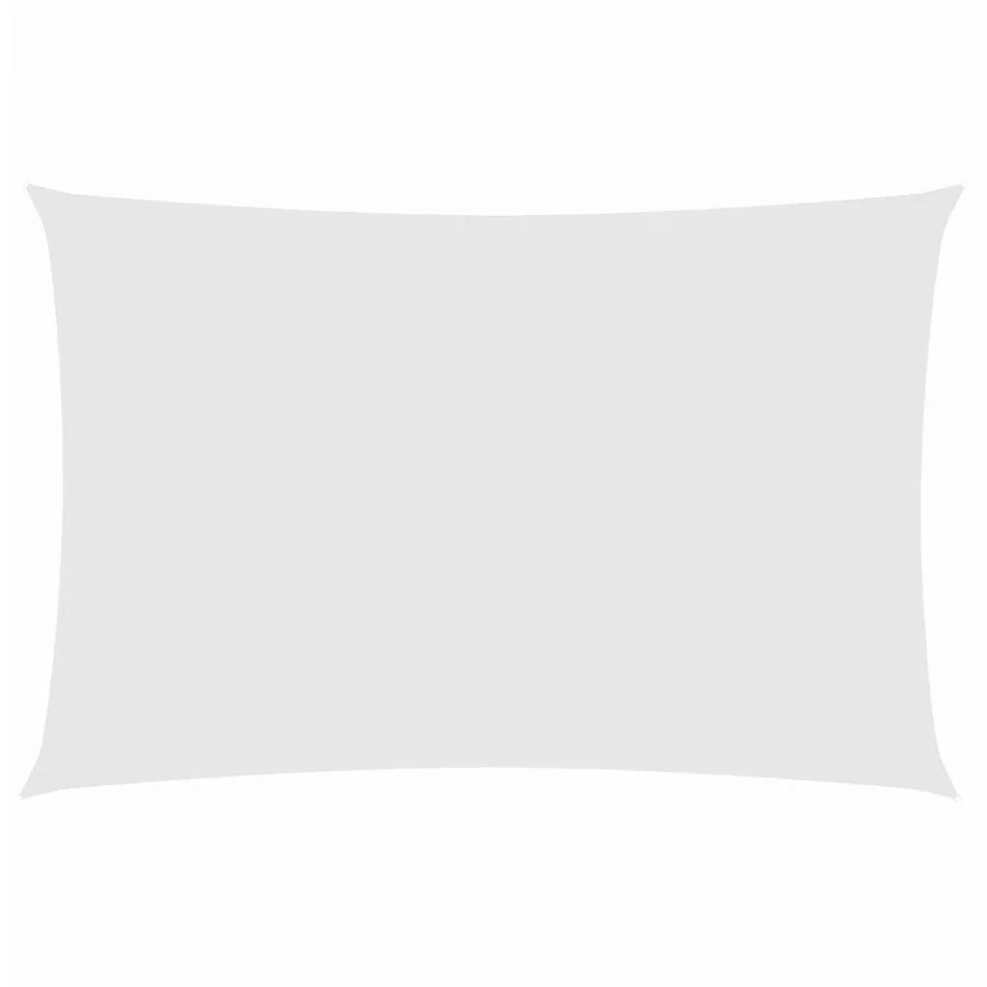 Sun shade sail oxford fabric rectangular 2x4.5 m white - 2